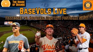 BaseVols Live Tennessee vs Southern Miss Live Postgame Show [upl. by Herb795]