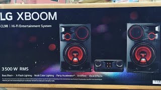 Minicomponente LG CL98  Video Demo  STOCK 🎶🔊🎶🔊🥳🥳 [upl. by Yniattirb726]