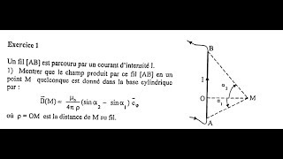 Electromagnétisme dans le vide SMPSMPCS3 darijaloi biot et savart [upl. by Mosra]