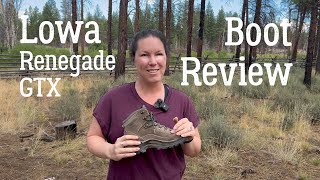 Lowa Renegade Mid GTX Womens Boot Review [upl. by Elsi]