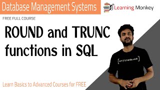 ROUND and TRUNC Function in SQL  Lesson 62  DBMS  Learning Monkey [upl. by Susanne]