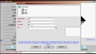 write changes on flash in BRC sequent ECU using BRC software [upl. by Helmer]