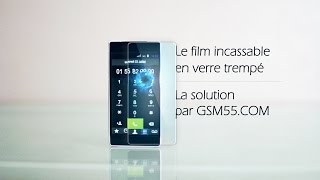 Film incassable en verre trempé  GSM55com [upl. by Seldan645]