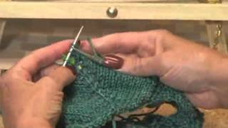 Knitting Instructional How to Create Button Holes and Divide Sleeves for Top Down Sweaters [upl. by Seldun501]