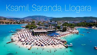 🇦🇱 Ksamil Saranda Llogara Il meglio della riviera Albanese 2023 Drone dji air 2 [upl. by Cran]