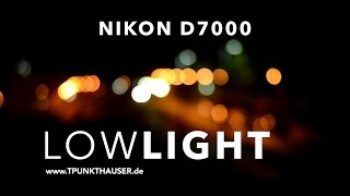 Nikon D7000  50mm f18G AFS VIDEO LOW LIGHT TEST [upl. by Lidah509]