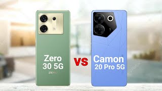 Infinix Zero 30 4G vs Tecno Camon 20 Pro [upl. by Leatrice]