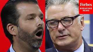 Donald Trump Jr Responds To Alec Baldwin Rust Film Set Tragedy [upl. by Naimad]