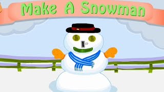 Starfalls ABCs  starfallcom  Make A Snowman  Cartoon Art Making  Coloring amp painting making [upl. by Russo]