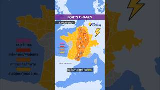 ⚠️ Orages forts ce samedi 20 juillet 2024 [upl. by Rainwater616]