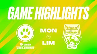 Belfius MonsHainaut vs Hubo Limburg United  Game Highlights [upl. by Worrell]