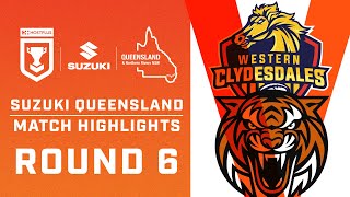 Highlights Round 6 Hostplus Cup Suzuki Brisbane Tigers vs Toowoomba Clydesdale [upl. by Ahcilef]