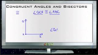 Congruent Angles and Bisectors Lesson Basic Geometry Concepts [upl. by Jann]