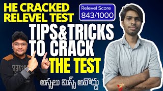 How He Cracked Relevel Test  Tips amp Tricks CRACK RELEVEL EXAM  ZenDynamix Interview Experience [upl. by Phillane317]