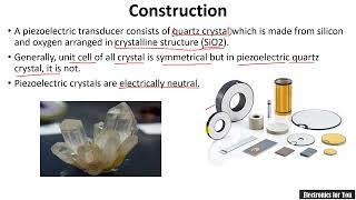 Piezoelectric transducers  Working Advantages Disadvantages Application of Piezoelectric transducer [upl. by Yelir742]