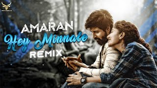 Hey Minnale Remix  Amaran  Sivakarthikeyan  Sai Pallavi  GV Prakash  Tamil Remix [upl. by Ertemed358]