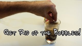 How to Get rid of bubbles in a Coke  Step by Step [upl. by Enilekcaj]