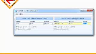 Video 0002 Using TatukGIS Calculator for Coordinate Conversion [upl. by Kutchins]