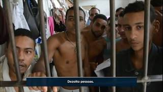 Presos em Pernambuco constroem favela dentro de penitenciária superlotada [upl. by Mehalek]