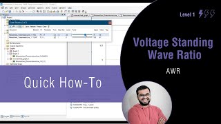 AWR Tutorial Voltage Standing Wave Ratio [upl. by Channing]