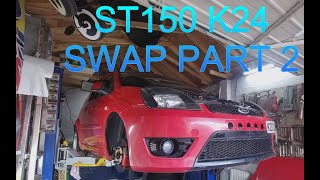 FIESTA ST150 K24 SWAP PART 2 [upl. by Malony893]