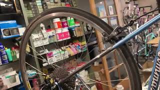 My Tommasini Tecno chrome fork seat and chain stays Chris King free hub sound check [upl. by Coral]