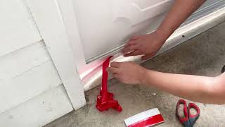 Vellure® Door Draft Stopper for Bottom of Door Take away the guesswork HOW TO INSTALL in 5 min wit [upl. by Agemo]