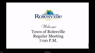 Rolesville Regular Meeting  December 5 2023 [upl. by Avenej405]