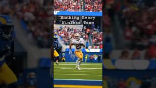 Ranking every winless team nfl schooly edit [upl. by Truc]