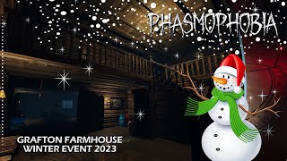 Phasmophobia Winter Event 2023  Dancing Snowmen Grafton Farmhouse [upl. by Lrac676]