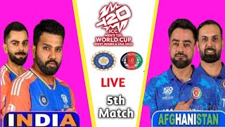 T20 world cup 5th match india 🆚 Afghanistan 2024 🏏 realcricket24 [upl. by Longtin]