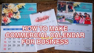 How to make Commercial Calendar for business  Simply Cass [upl. by Gloriane884]