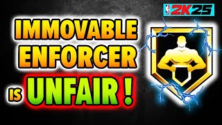 Immovable Enforcer is UNFAIR on NBA 2K25 Best Build [upl. by Snah150]