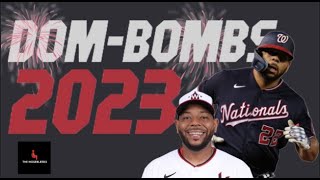 Every Dominic Smith Home Run 2023 [upl. by Enyawed]