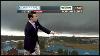 Possible Tornado in Poplar Bluff [upl. by Audrit155]