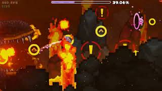 Infernal Shockwave by V99 medium demon 3 Coins  Geometry Dash [upl. by Coke]