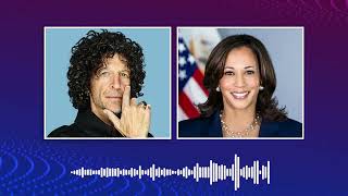 KAMALA HARRIS LIVE ON HOWARD STERN DESTROYS TRUMP [upl. by Soracco]