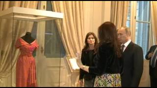 12 de JUL Cristina Fernández y Vladimir Putin recorrieron la Casa Rosada [upl. by Burack]