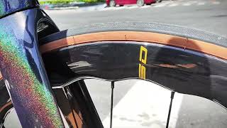 BXT PRO145 Carbon fiber road chameleon color very cool [upl. by Naruq]