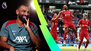 Mo Salah Answers Your Questions Memorable Goals amp Playing Against Man Utd [upl. by Rhodie]