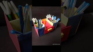 Diy pen holder 🖋️🖊️  easy pencil ✏️ pen 🖊️ organiser 🤗 diy craft [upl. by Annoet115]