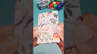 DIY paper diary ♥️ 😎 craft videodiyideas [upl. by Shiau]