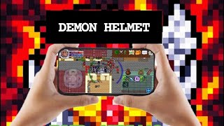 HELMO mmorpg quest demon helmet pvp hardcore [upl. by Rebme]