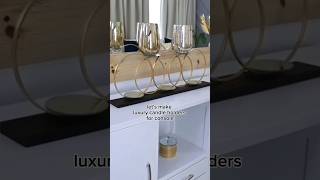 Luxury Candle holder for living room Console table decor diy shorts [upl. by Donegan]