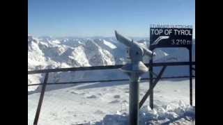 Stubai Glacier Panorama Stubai Valley Near Innsbruck Tirol Austria MOV09241MPG [upl. by Dabney]