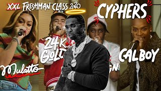 POP SMOKE Fivio Foreign Calboy 24kGoldn and Mulattos 2020 XXL Freshman Cypher LLP [upl. by Eimot513]