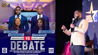 DEBATE INNOVATION VS COMPLIANCE  GHANA FINTECH AWARDS 2023 [upl. by Galasyn711]