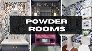 Gorgeous amp One Of A Kind Powder Rooms  Home Decor Inspiration  And Then There Was Style [upl. by Eihcra]