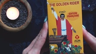 The Golden Rider tarot deck flip through  My Tarot Diaries [upl. by Atiugal]