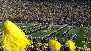 Michigan Marching band  The Victors pregame 11172012 [upl. by Kcirnek]